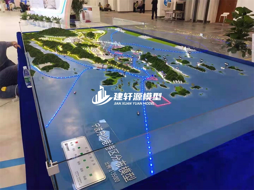 牟平地形地貌模型